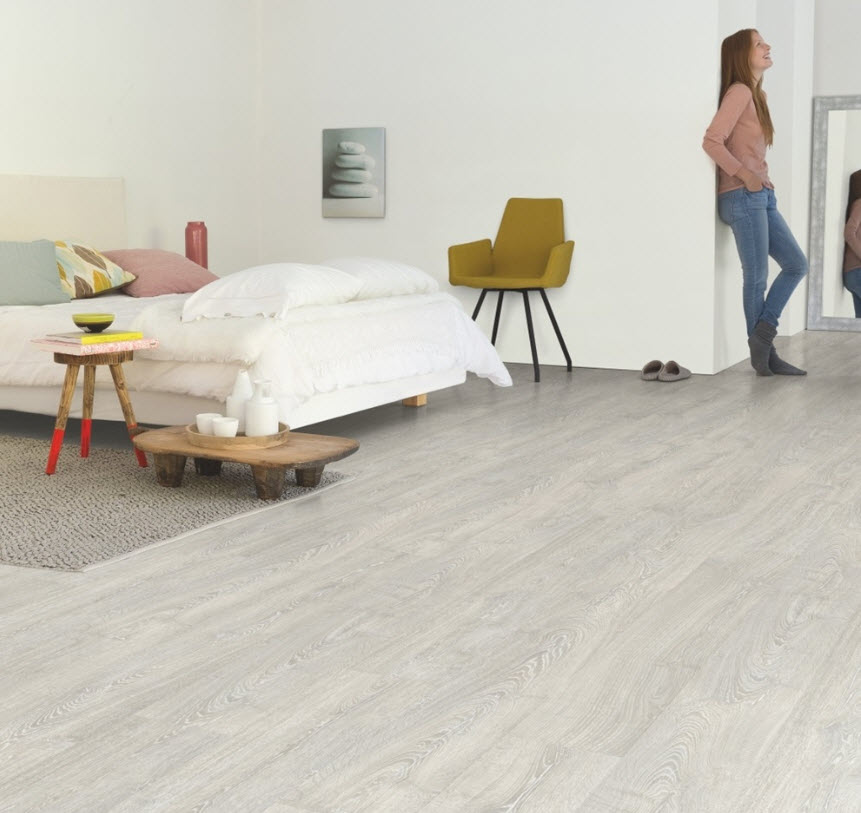 Parquet Quick-Step roble gris